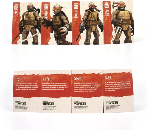 Miniatura 6 de The Loyal Subjects Teenage Mutant Ninja Turtles BST AXN IDW Inspired Michelangelo, Leonardo, Donatello y Raphael Zombie Turtles - Figura de acción