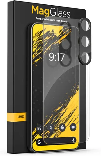 Miniatura 6 de magglass Protector de pantalla mate para Samsung Galaxy S24 y Galaxy S25, vidrio templado antirreflejos con fácil aplicador (6.2")