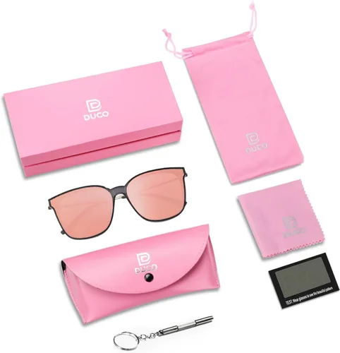 Miniatura 5 de Duco - Lentes de sol redondos vintage para mujeres y hombres con protección UV de moda para la playa