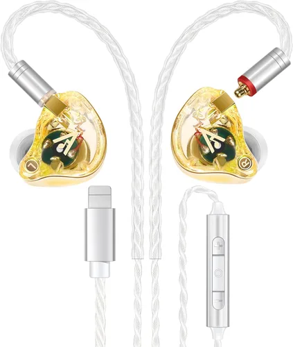 Miniatura 37 de Vibes 202 - Auriculares con cable - Auriculares HiFi in Ear Monitor - Auriculares profesionales con aislamiento de ruido - Sonido claro, graves