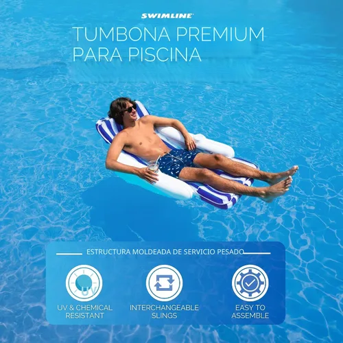 Miniatura 2 de Swimline Inserto de balsa de piscina con hon