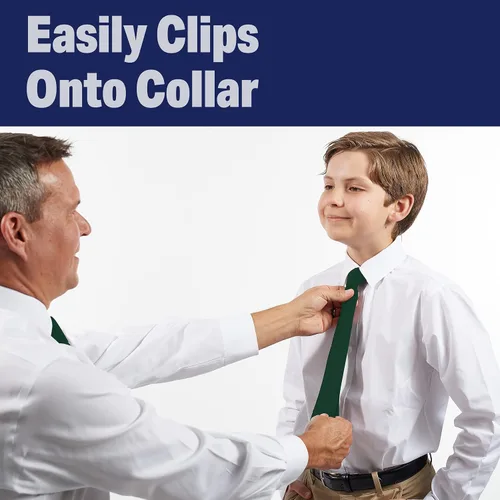 Miniatura 4 de Luther Pike Seattle Corbatas para niños Clip en lazo tejido niños corbatas corbatas para niños formal boda graduación uniforme escolar
