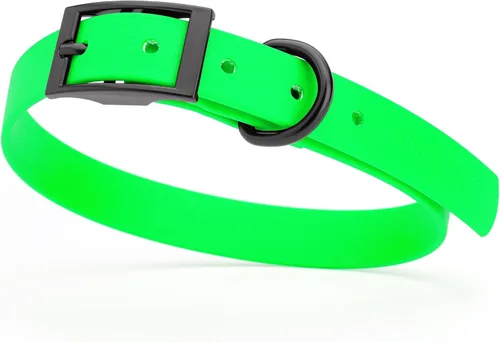 Miniatura 114 de Dogline Biothane - Collar impermeable para perro con hebilla de liberación rápida, resistente cincha de nailon recubierta con resistente y a prueba
