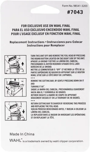 Miniatura 6 de Repuestos de moldeador profesional para afeitadora, lámina dorada y barra de cortadora, compatible con 5 estrellas modelo 7043, dorado