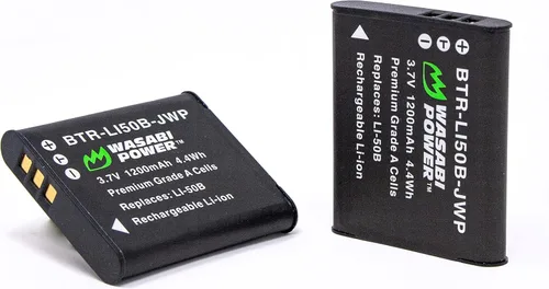 Miniatura 3 de Wasabi Power Batería (paquete de 2) y cargador USB-C para Ricoh Pentax D-LI92 y Ricoh Pentax Optio I-10, RZ10, RZ18, WG-1, WG-1 GPS, WG-2, WG-2