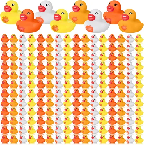Miniatura 7 de MiniInflat 100 patos de goma de graduación de clase 2026 a granel 2026 Congrats Grad, varios patos de goma para graduación, juguetes de pato