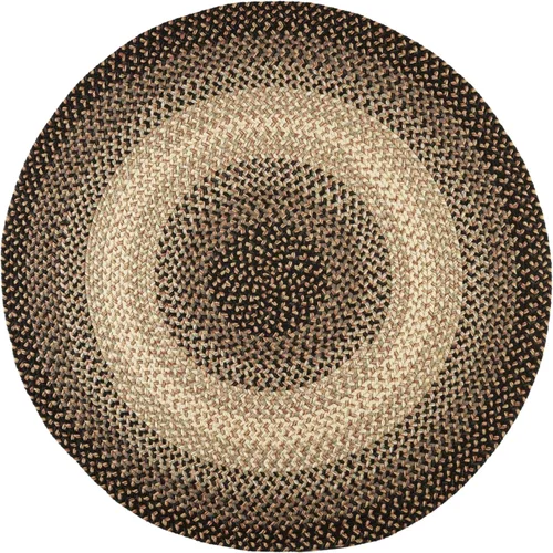 Miniatura 18 de Rhody Rug Easy Living EL33 Taupetone - Alfombra ovalada trenzada de 4 x 6 pies, decoración del hogar, tapete para piso o dormitorio, de fácil