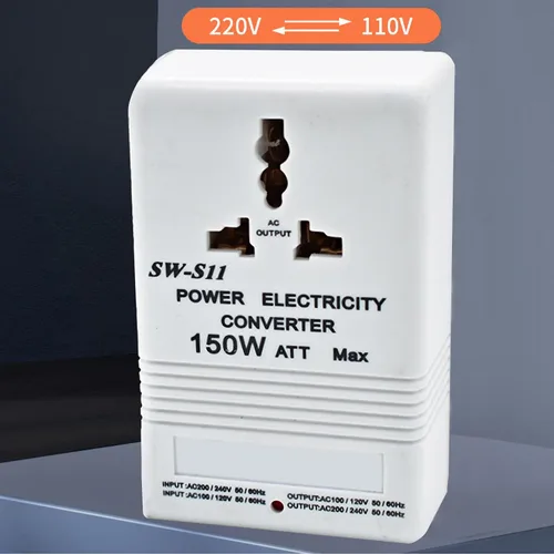 Miniatura 2 de Adaptador de viaje del convertidor de voltaje de 150 W, convertidor de corriente AC110V/120V a 220V/240V Step-Up & Down Transformador