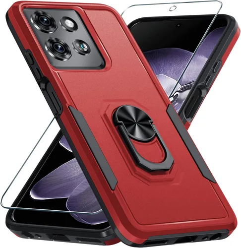 Miniatura 15 de Janmitta - Funda compatible con Moto G 5G 2023 con protector de pantalla, cubierta protectora de cuerpo completo resistente a prueba de golpes