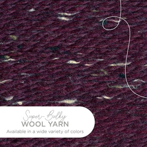 Miniatura 2 de Lion Brand Yarn - Ovillo de lana Wool-Ease Thick & Quick color fuerza aérea