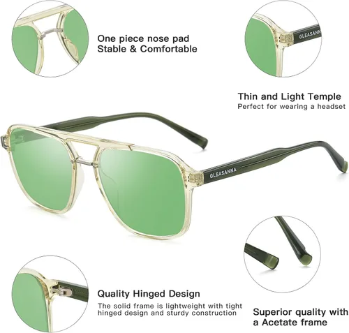 Miniatura 3 de Sleep Glasses for 99.9% Blue Light Glasses Dual AR Coatings Green Lens for Computer Gaming Reduce Eyestrain