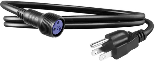 Miniatura 8 de Cable de cable de luces de escenario al aire libre, cable DMX aterproof de 3.3 ft/3.2 pies con XLR macho para luz Par LED impermeable usada por