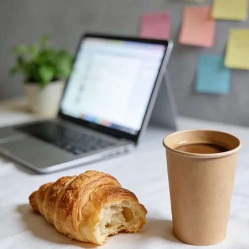 Miniatura 6 de Vasos de papel kraft de 12 onzas, 200 unidades, desechables para bebidas de café frío y caliente, para picnic y vida cotidiana, oficina y viajes