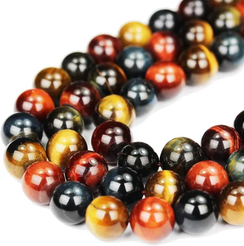Cristales para hacer joyas, cristales curativos de energía, joyería de cristal de chakras, suministros de cuentas de joyería de 15.5 pulgadas,