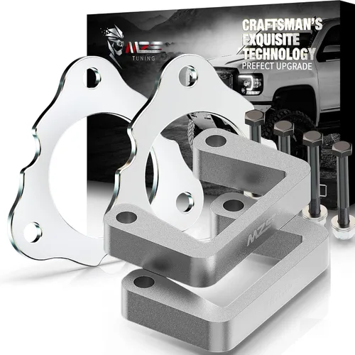 MZS Kit de nivelación de 2 pulgadas, espaciadores de puntal delantero superior e inferior, kit de elevación compatible con Silverado Sierra Yukon