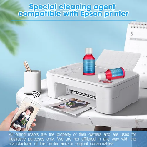 Miniatura 2 de Impresoras de inyección de tinta Kit de limpieza de cabezal de impresión compatible para Epson Workforce WF-3720 WF-3725 WF-3730 WF-3733 WF-2850