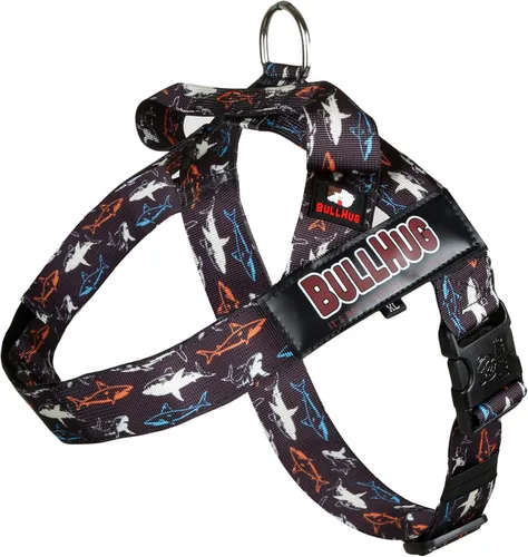 Miniatura 17 de BULLHUG Arnés ajustable para perro, sin tirones, sin estrangulamiento, para bulldogs ingleses, bulldogs franceses, pugs y razas de pecho ancho