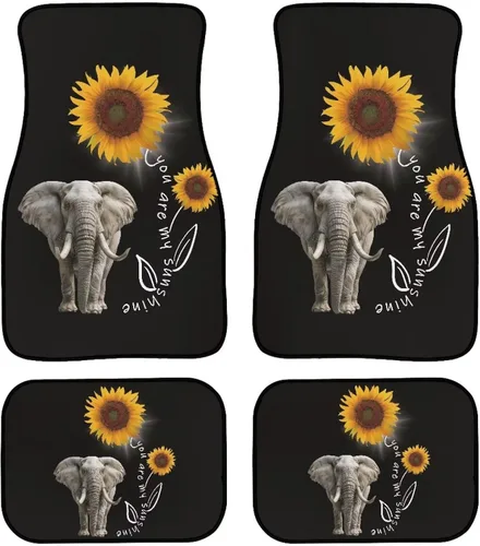 Miniatura 9 de Showudesigns Alfombrillas de automóvil de colibrí, accesorios para asiento delantero y trasero, alfombrillas de ajuste universal para SUV, camiones