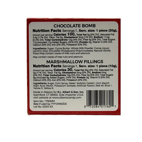 Miniatura 2 de Needzo Bolas de Chocolate Caliente Navideño Derretibles, Rellenos de Calcetas Paquete de 3