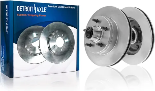 Miniatura 33 de Detroit Axle - Rotores de freno delanteros para Honda Accord Civic Element Fit Insight CSX ILX Rotores de freno de disco Reemplazo de rotores