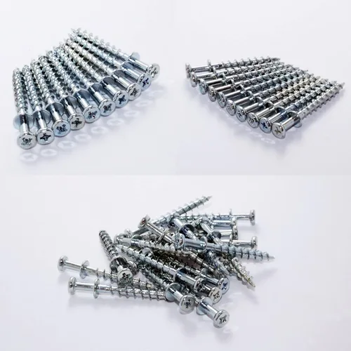 Miniatura 7 de laffeya Tornillos de garra de oso, paquete de 40 tornillos de garra de oso de doble cabeza, ganchos de tornillo multiusos para anillos en D