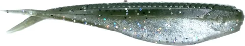 Miniatura 32 de Phat Pak Baits - Micro Drunkin Shad Tiny Fluke Style LiveScope FFS Soft Jerkbait 2.5" 30ct Soft Plastic BFS Bass Fishing Lure Yellow Perch