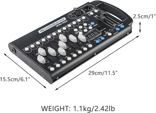 Miniatura 3 de Controlador DMX - Controlador de luz DMX de 192 canales para luces LED 192 canal-A