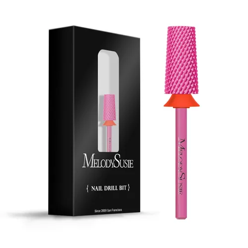 Miniatura 8 de MelodySusie Brocas de barril cónico para uñas, brocas de tungsteno de carburo de 3/32 pulgadas, adecuadas para manicura, pedicura, cutícula, esmalte