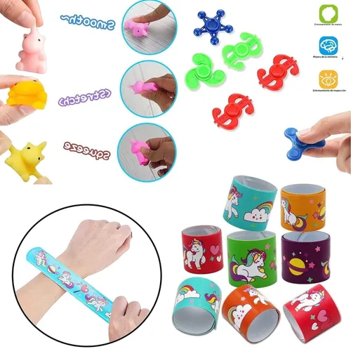Miniatura 3 de 117 piezas de recuerdos de fiesta para niños de 4 a 8 años, juguetes de regalo de cumpleaños, juguetes Pop Fidget, juguetes de caja del tesoro