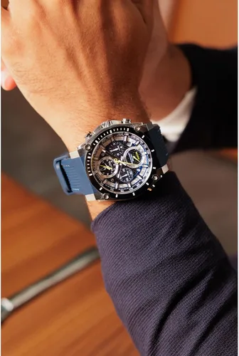 Miniatura 15 de Bulova Men's Icon High Precision Quartz Chronograph Watch, Curved Mineral Crystal