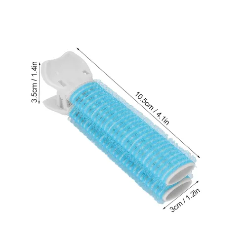 Miniatura 5 de 2 rodillos de volumen para el cabello, clip para rizador, pinzas de raíz de cabello voluminizadoras, herramienta de peinado para mujeres y niñas Azul