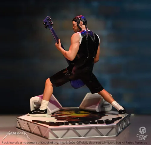 Miniatura 4 de Knucklebonz - Estatua coleccionable de edición limitada de Robert Trujillo (Metallica) (solo 3000 creados) - Rock Iconz, con licencia