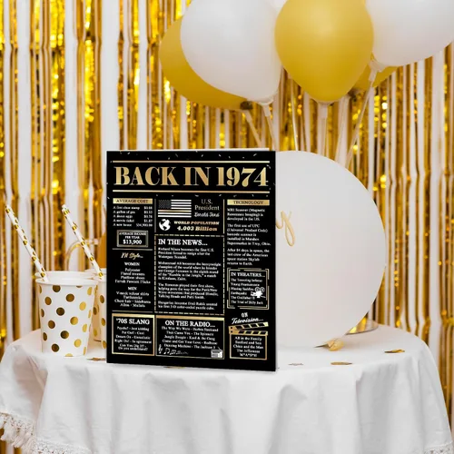 Miniatura 5 de Qiliji Tarjeta jumbo de cumpleaños 50 para hombres y mujeres, divertida tarjeta de cumpleaños de 50 años para él y ella, regalo de 50 cumpleaños
