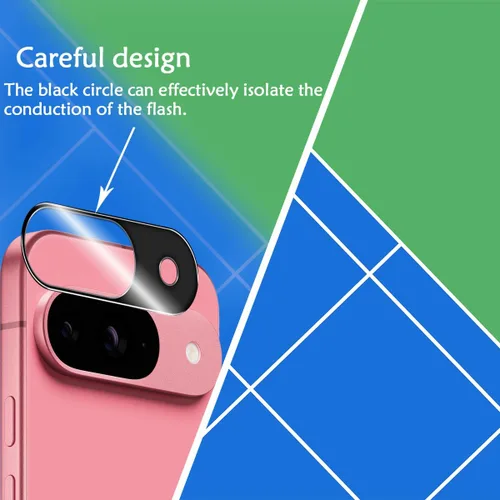 Miniatura 4 de BIGFACE Protector de pantalla de vidrio templado para Pixel 9 + protector de lente de cámara [2 + 2 unidades]