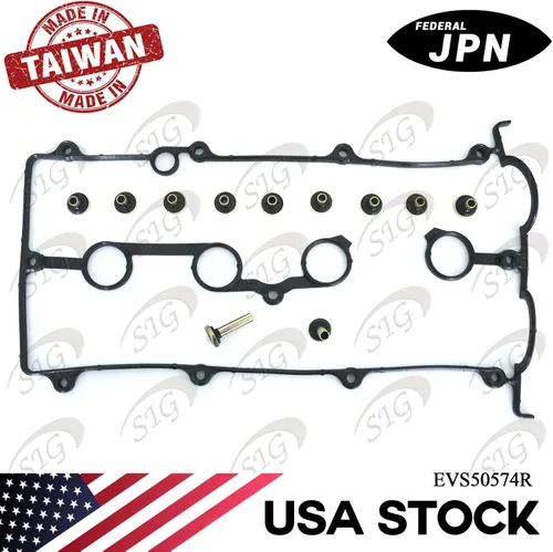 Miniatura 7 de Junta de tapa de válvula de motor compatible con Mazda Modelo 626 1998-2002 y Protégé 2001-2003 y Protege5 2002-2003 con base de motor 1.8L L4