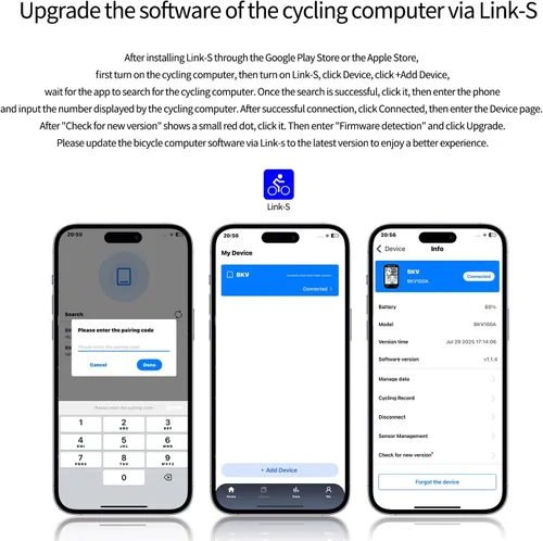 Miniatura 4 de Paquete GPS inalámbrico para computadora de bicicleta, velocímetro y odómetro, sensor de cadencia, retroiluminación automática y parada automática