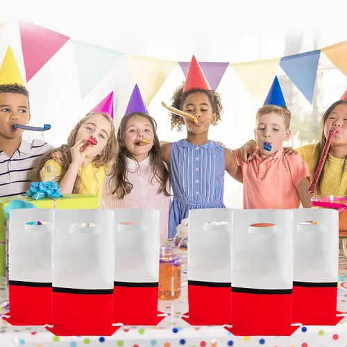 Miniatura 5 de OULUN 30 bolsas de regalo de animación de dibujos animados para fiestas de cumpleaños, suministros de fiesta de animación de dibujos animados