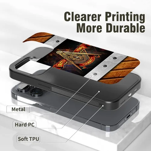 Miniatura 4 de Fundas de teléfono a la moda, regalos masónicos para hombres y niños para iPhone 6 7 8 11 12 13 14 15 16 17 Pro Max Plus Mini Xr XSE Samsung S20 S21