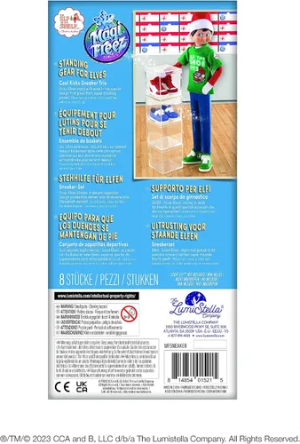 Miniatura 4 de The Elf on the Shelf MagiFreez Cool Kicks Sneaker Trio-Mix and Match - Paquete de accesorios de tenis para tu elfo Scout - Elfo Scout no incluido