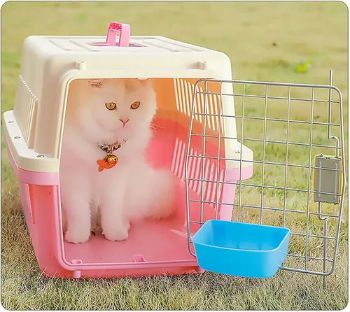 Miniatura 4 de Paquete de 12 Comedero Bebedero para Pollos de 21 oz Tazas de Jaula para Comida y Agua Conejo Cachorro Gato Plato Colgante de Alimentación Tazón