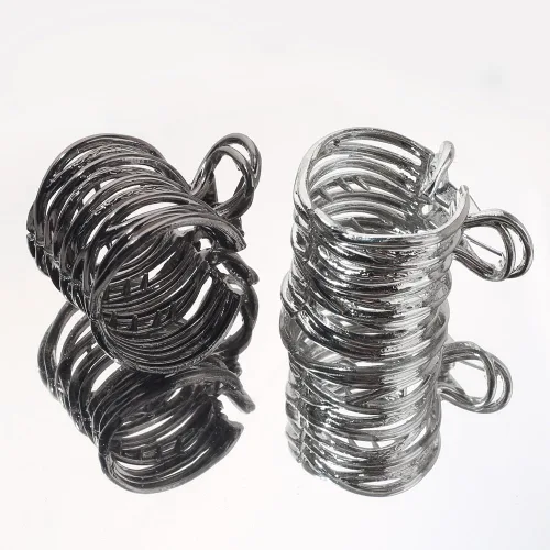 Miniatura 2 de Myhiju Pinzas de metal para el cabello, 2 pinzas de cola de caballo altas para mujer, pinzas pequeñas antideslizantes para cabello grueso