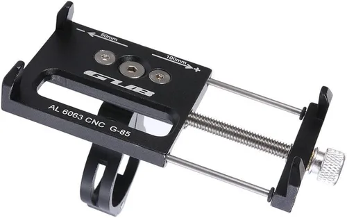 Miniatura 7 de GUB Soporte universal para teléfono, ajustable, compatible con iPhone 8 Plus y otros teléfonos inteligentes, color negro con banda