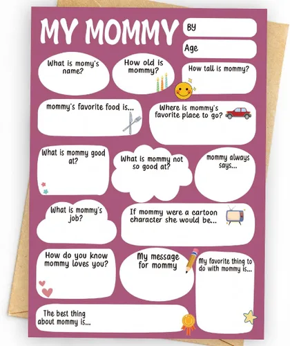 Miniatura 11 de WowBefun Divertida tarjeta del día de la madre y regalos para mamá Tarjeta feliz del día de la madre y regalos de hijo e hija