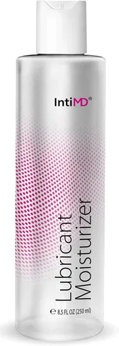 IntiMD Lubricante personal hidratante a base de agua, aprobado por la FDA 510K, de larga duración, agradable para la piel sensible, 8.5 onzas