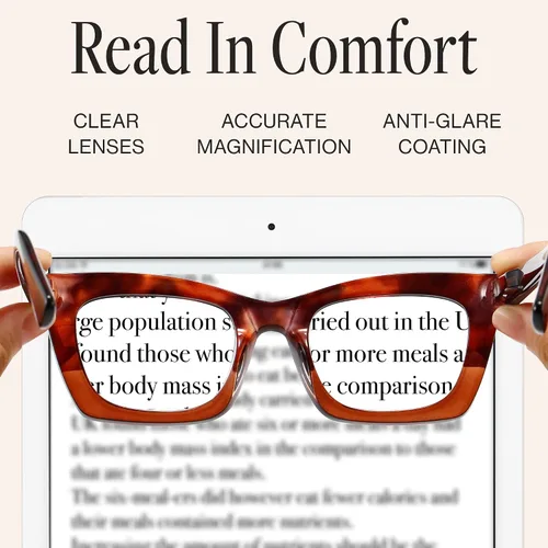 Miniatura 3 de CCVOO Lentes de lectura elegantes para mujer, anteojos elegantes, lectores de luz azul, tramposos Negro + Transparente + Menta Marbel +