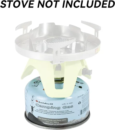 Miniatura 8 de Hotdevil Recipiente de combustible de isobutano de 100 gramos para estufa de camping Recipiente de combustible de butano y propano para camping