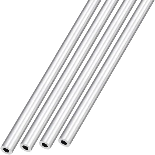 Miniatura 15 de METALLIXITY Tubo de aluminio 6063 (0.118 in de diámetro exterior x 0.079 in de diámetro interior x 11.811 in de largo), 4 piezas, tubo redondo