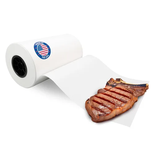 Miniatura 26 de Papel de carnicero negro de 18 x 2160 pulgadas (180 pies) – Rollo de papel de carnicero natural hecho en Estados Unidos para carne y pescado, sin