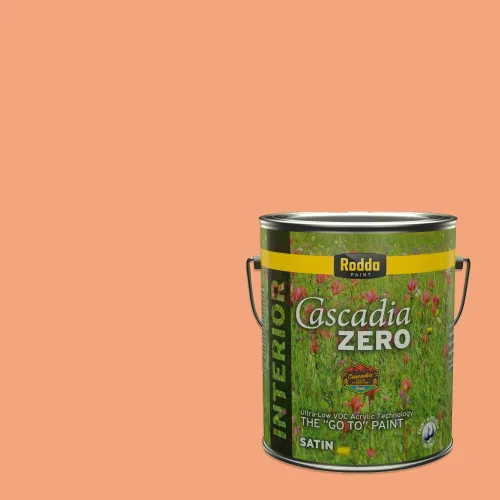 Miniatura 142 de Rodda Paint CASCADIA ZERO - Pintura plana e imprimación para interiores en uno, cuarto de galón, crema de ballet