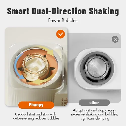 Miniatura 4 de Phanpy SmartSwirl - Calentador de botellas sin agua, patentado con bolsa de aire para protección de nutrientes, mezcla inteligente de doble